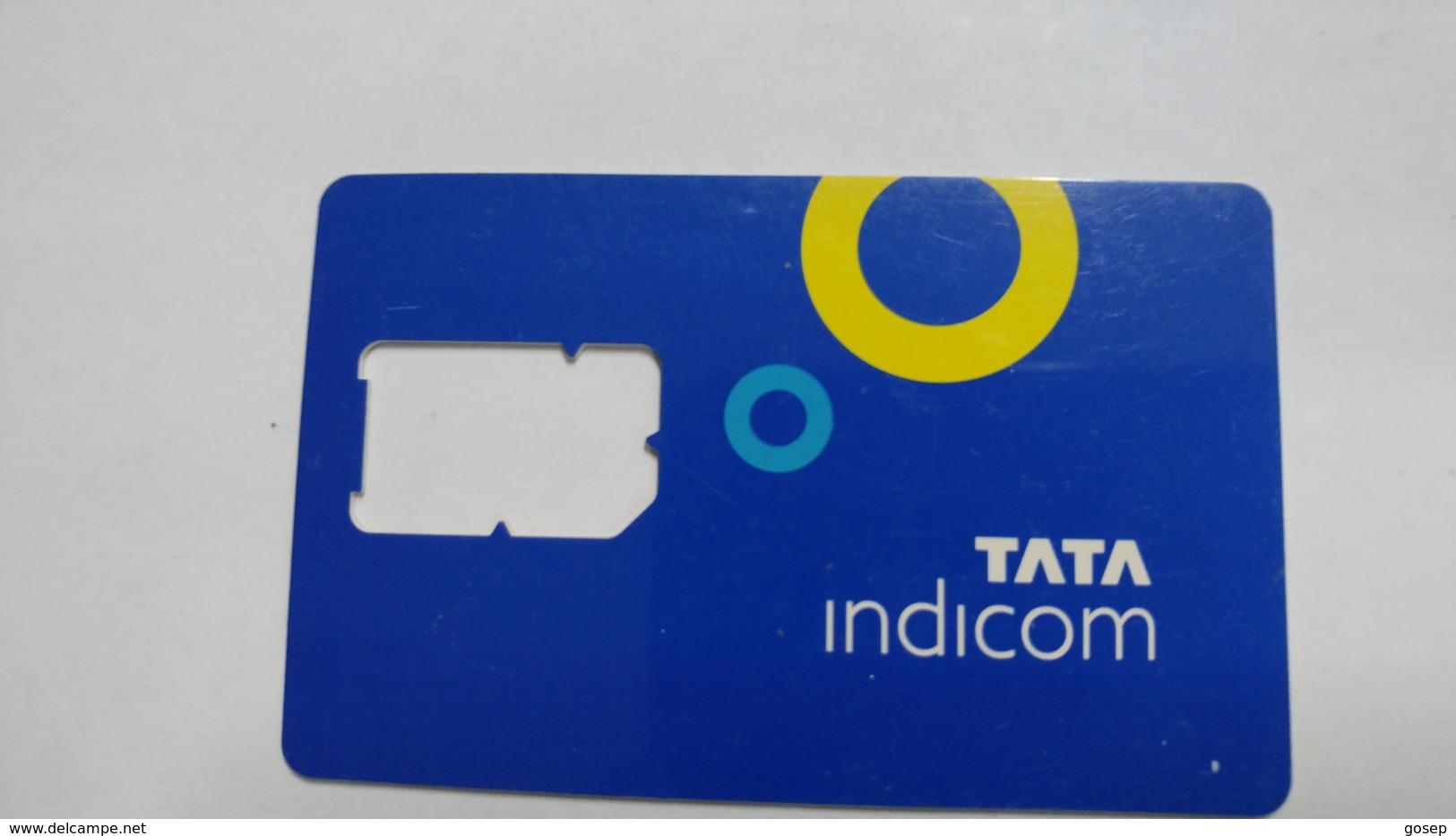 India-tata Indicom G.s.m. Card-(38)-(g.s.m)-(new Delhi)-(look Out Side)-used Card+1 Card Prepiad Free - Indien