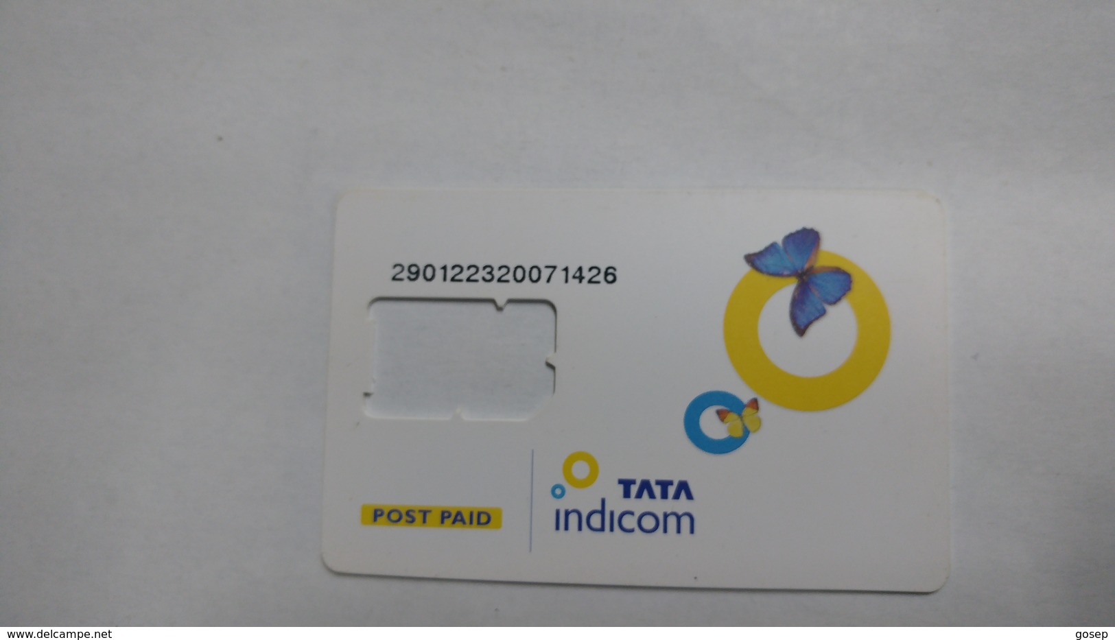 India-tata Indicom G.s.m. Card-(38c)-(g.s.m-mad)-(new Delhi)-(look Out Side)-used Card+1 Card Prepiad Free - Indien