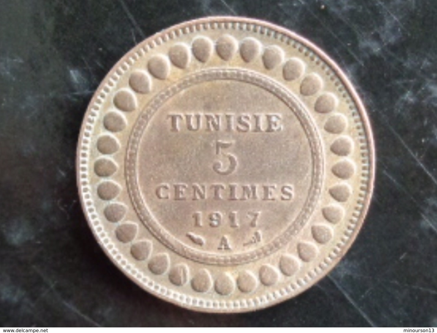 TUNISIE TRES TRES BELLE 5 CENTIMES 1917 A - Tunisie