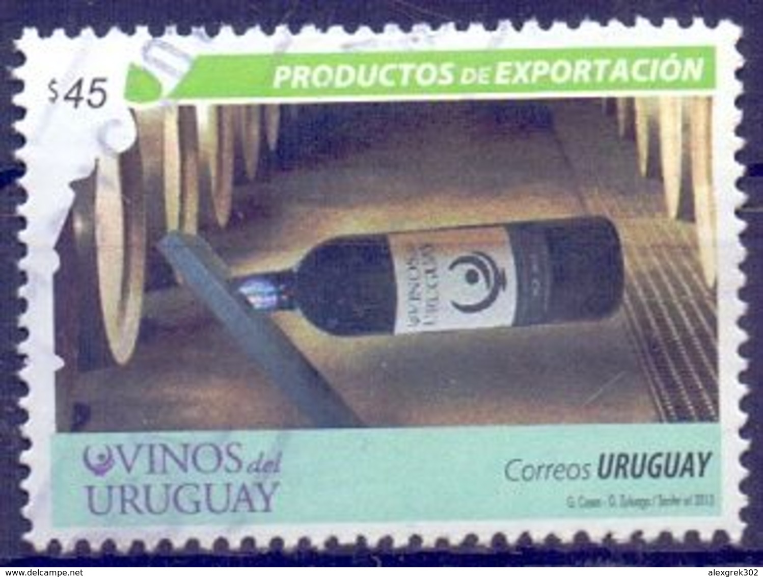 Used Uruguay 2013, Export Products - Wine 1V. - Uruguay