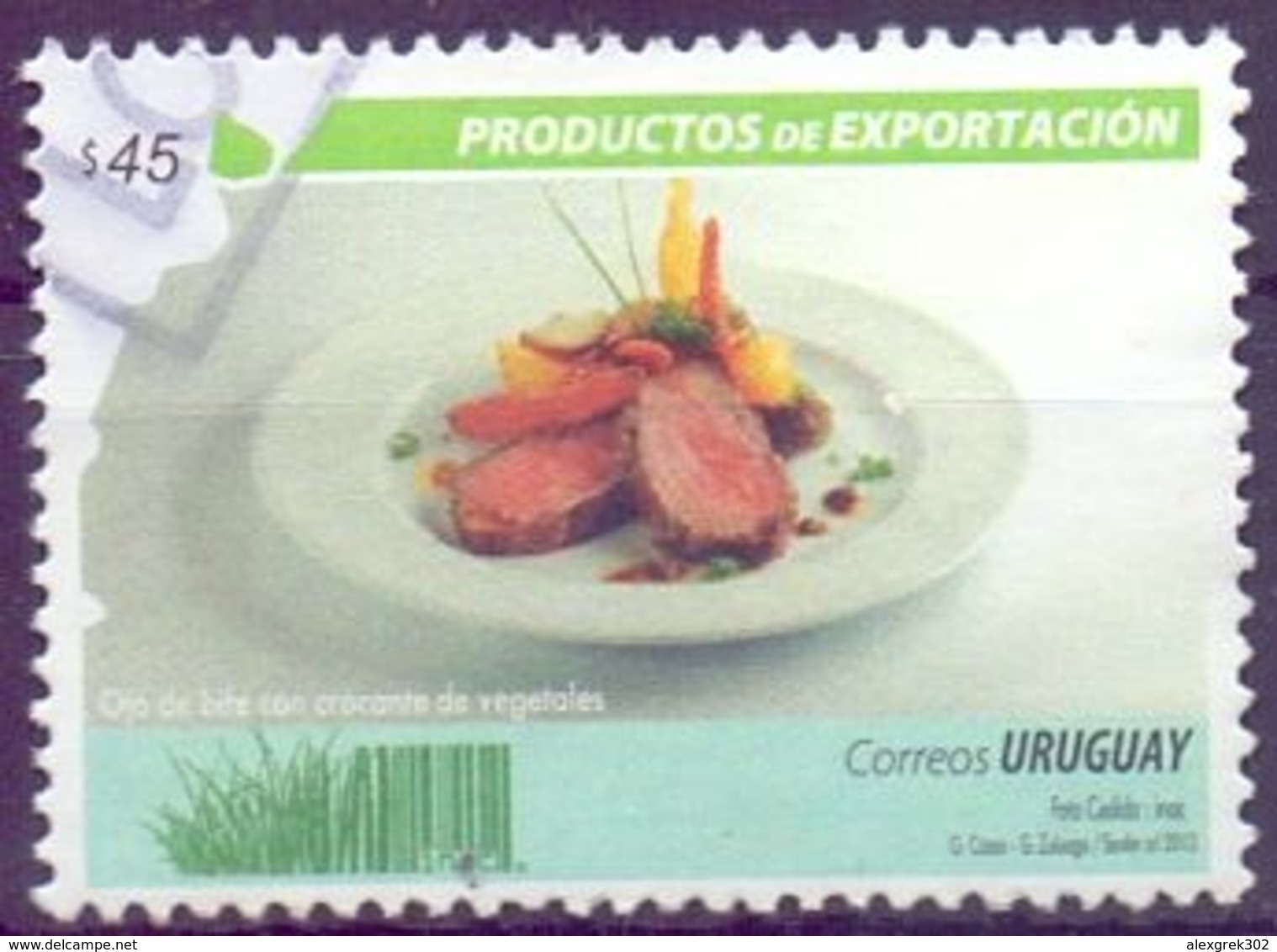 Used Uruguay 2013, Export Products - Meat 1V. - Uruguay