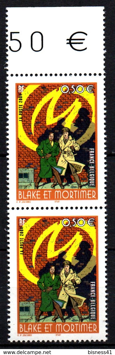 VARIETE: 2004 Black & Mortimer : 0,50€  3669 Ou 4653  Joli Décalage Pho Vertical  !! - Unused Stamps