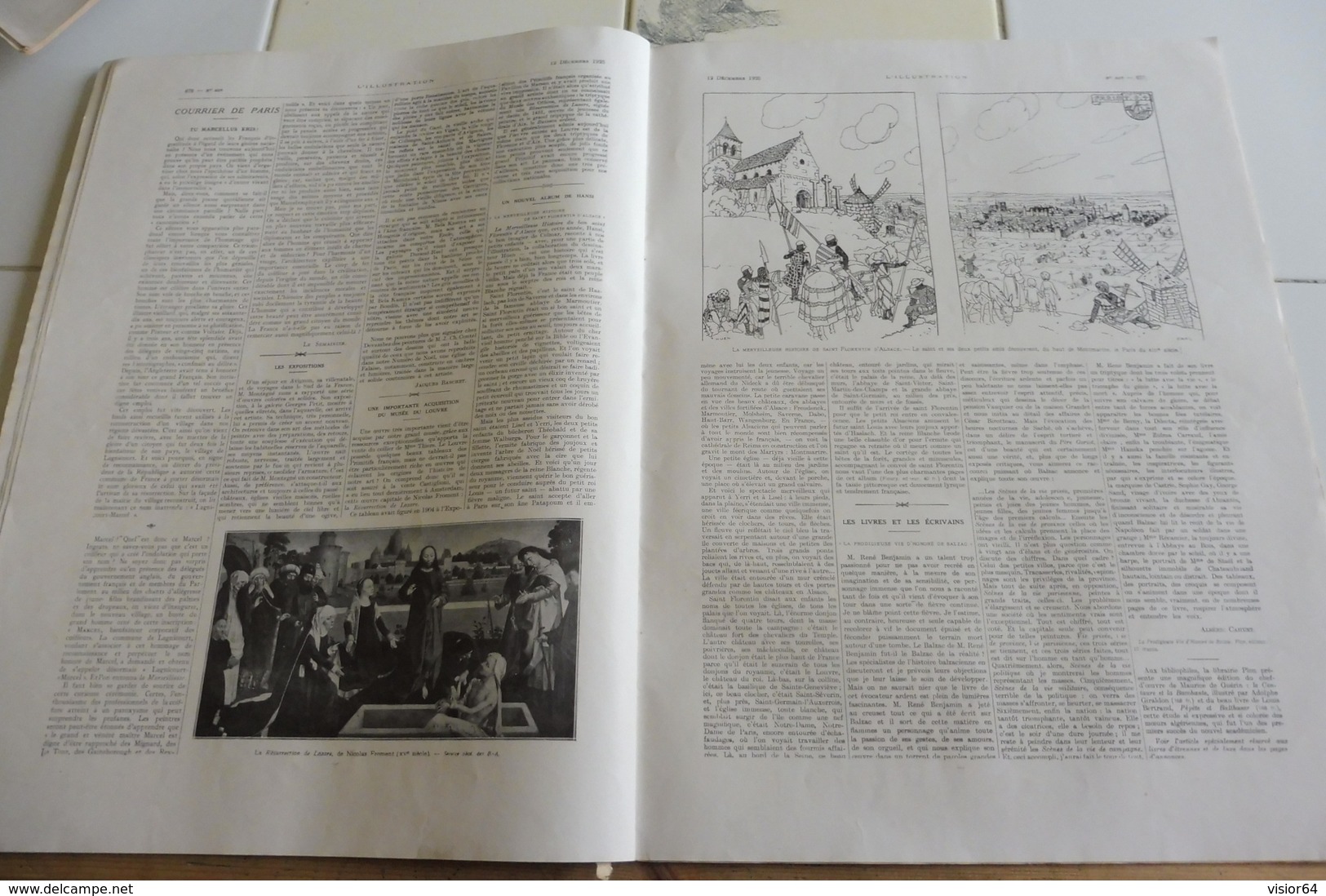 L'ILLUSTRATION 12 DECEMBRE 1925-ROI DE SIAM –CLEMENCEAU -EXPEDITION AMUNDSEN PÔLE-FÊTES TUNISIE-ASSOUAN-