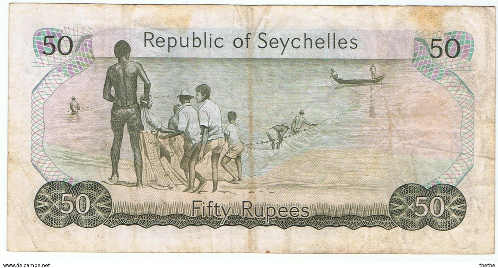 SEYCHELLES 50 RUPPEES - Seychellen