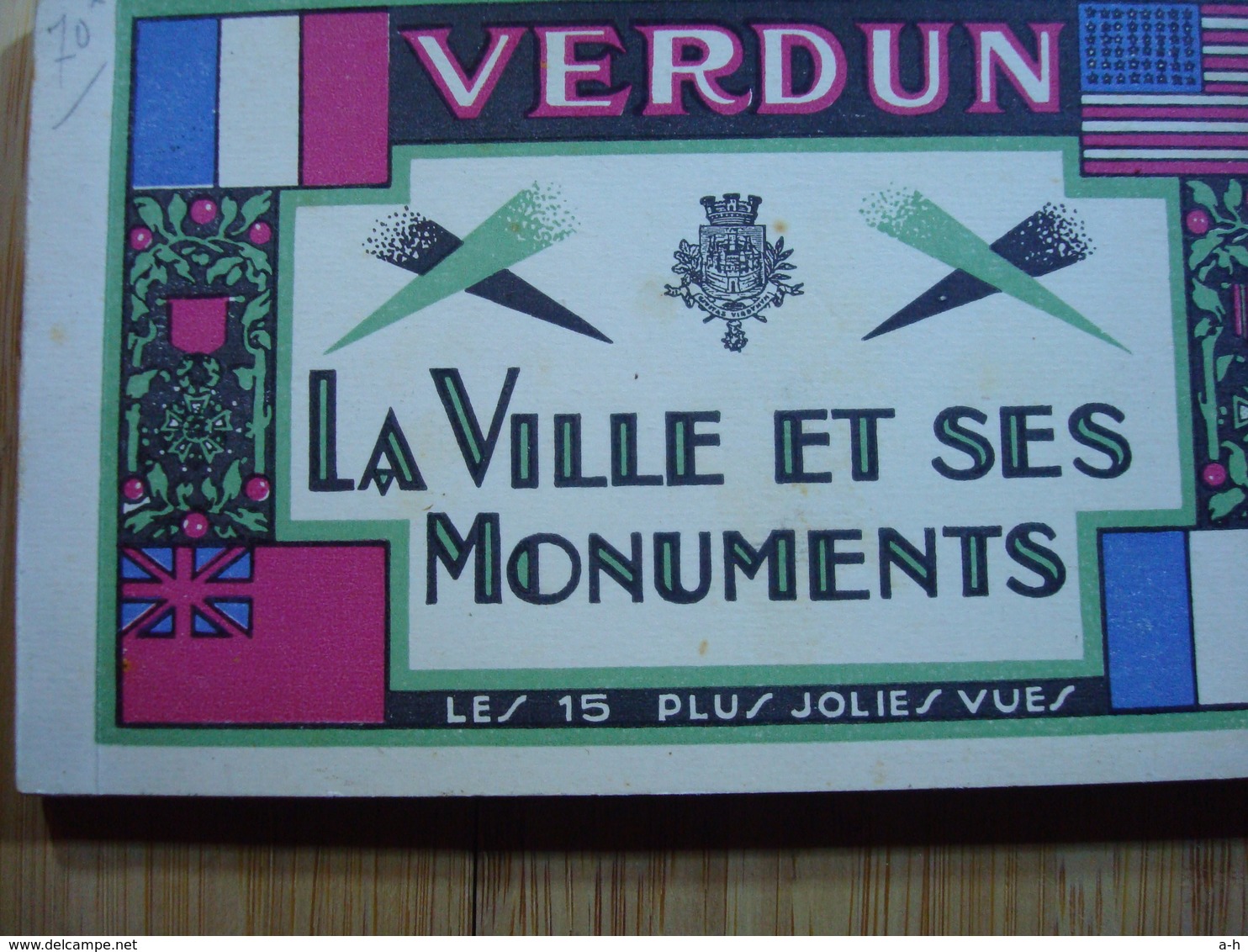 3 Carnets Cartes Postales Historique . 2 Carnets Photos Guerre 14 - 18 + Verdun Ville - Collections & Lots