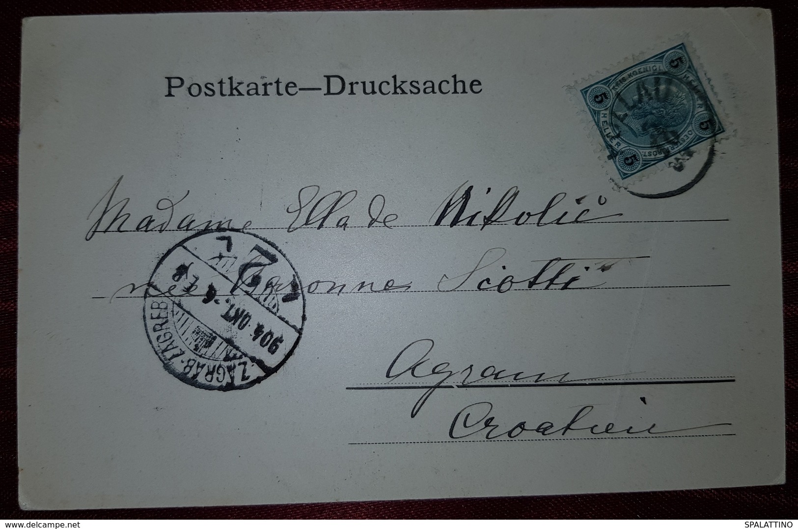 PÖLLAU 1904. SCHLOSS LEHENSHOFEN, RARE OLD POSTCARD - Pöllau