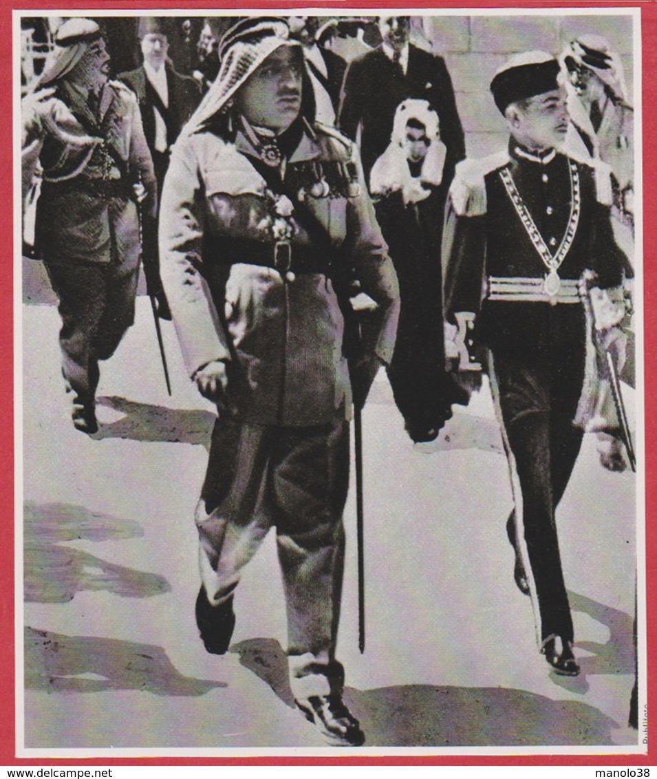 Le Roi Hussein âgé De 18 Ans Le Jour De Son Couronnement (1953), Encyclopédie De 1970. - Autres & Non Classés