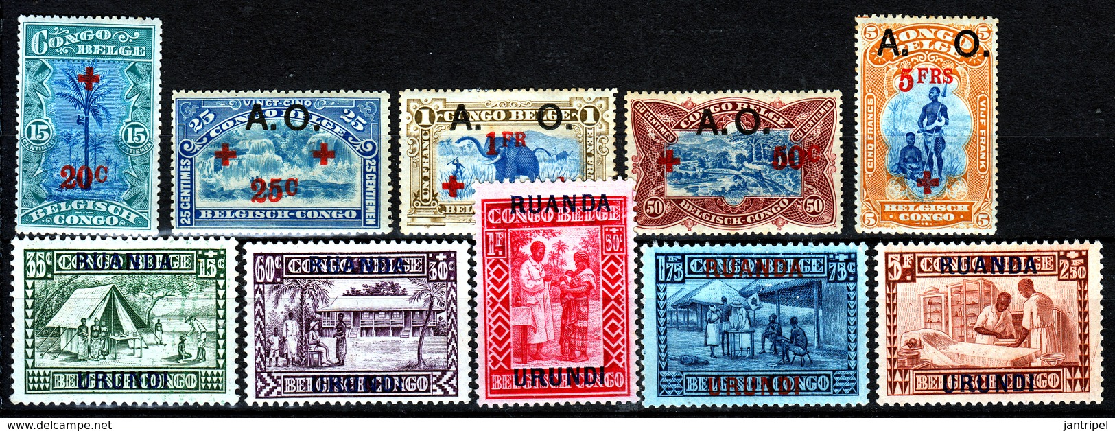 RUANDA URUNDI  MH STAMPS      RED CROSS - Neufs