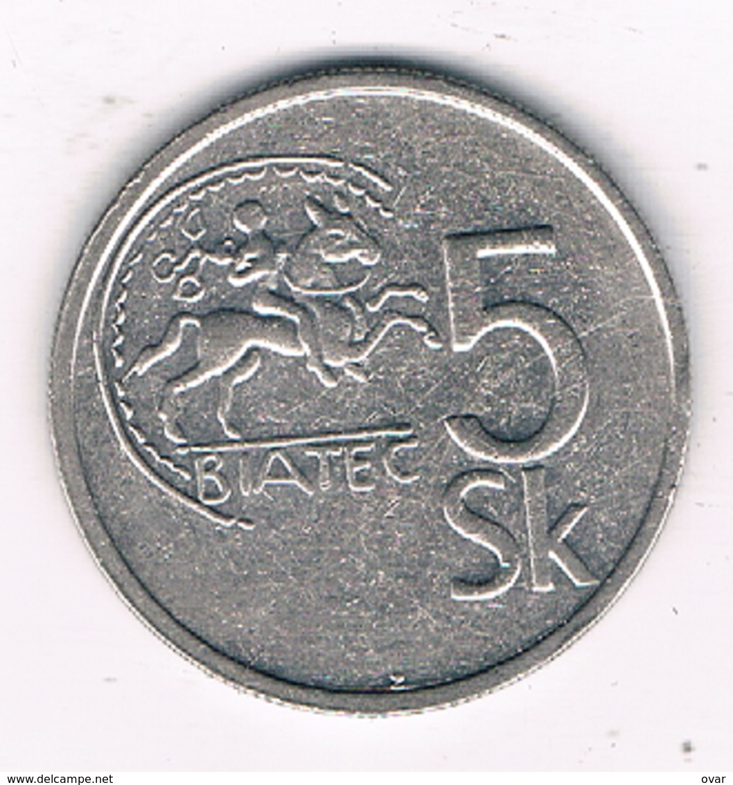 5 KORUN 1993 SLOWAKIJE /8849/ - Slovaquie