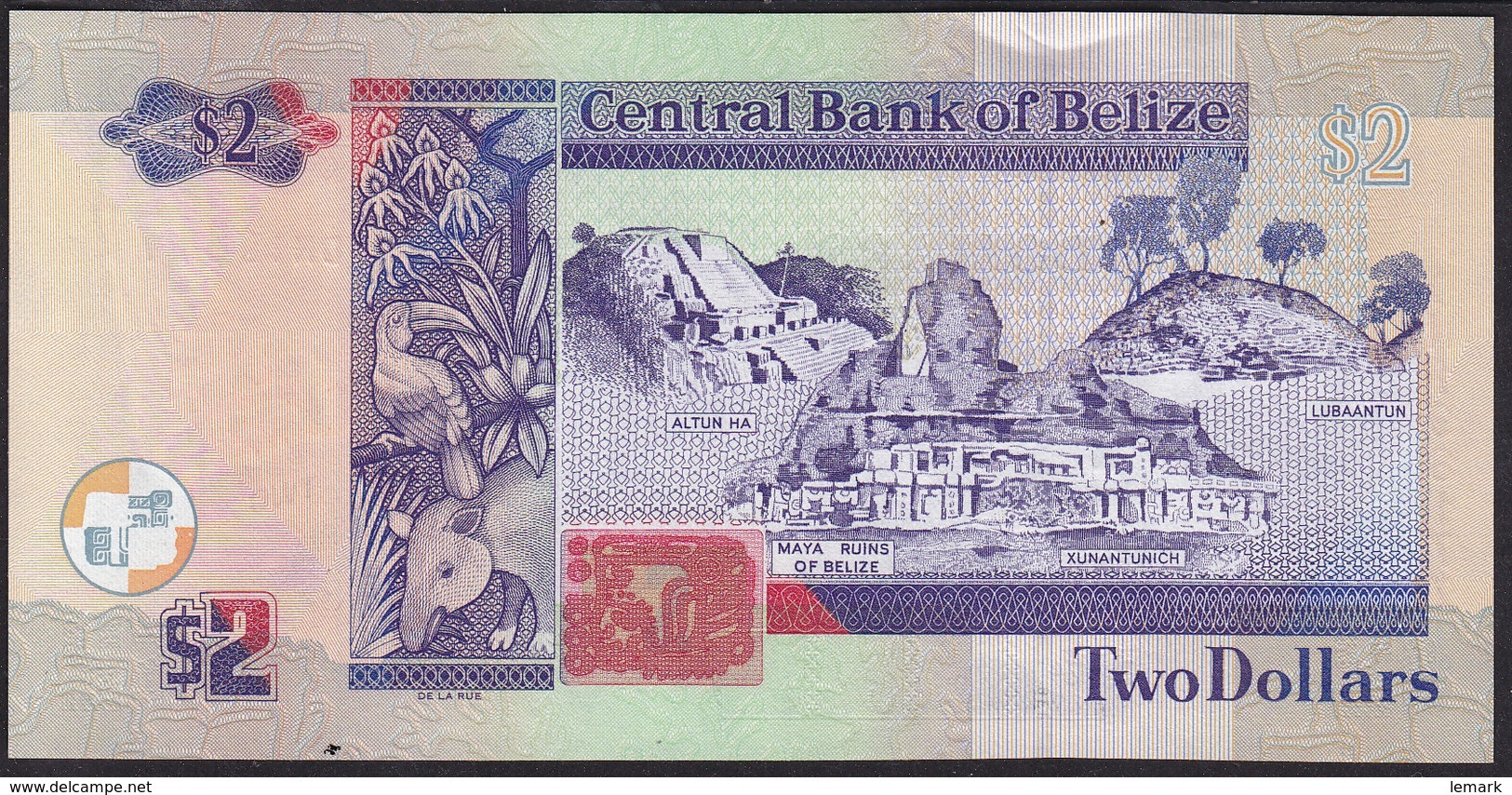 Belize 2 Dollar 2014 Pnew UNC - Belize