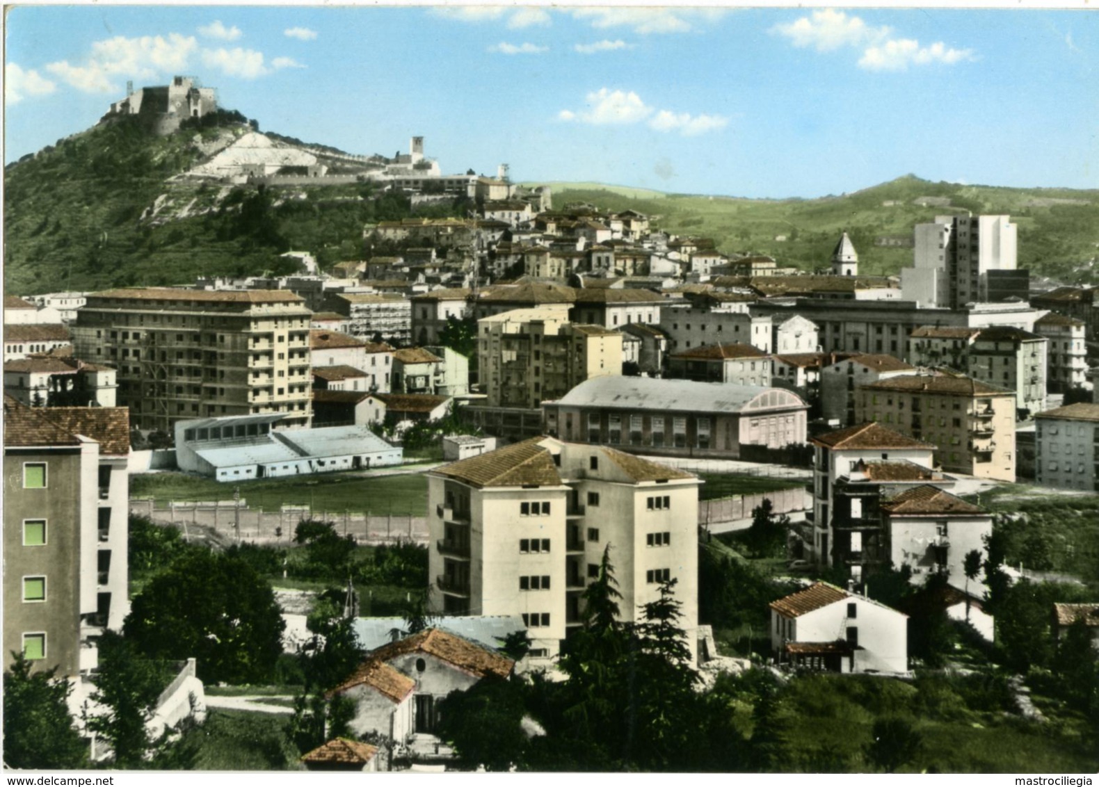 CAMPOBASSO  Panorama Con Stadio  Stade  Stadium Estadio - Fussball