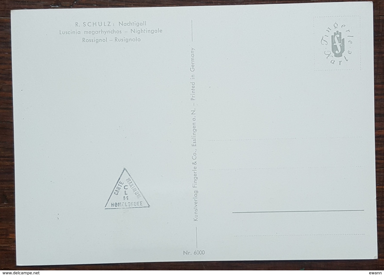 Hongrie - Carte Maximum / CM 1962 - Faune / Oiseaux / Rossignol - Tarjetas – Máximo