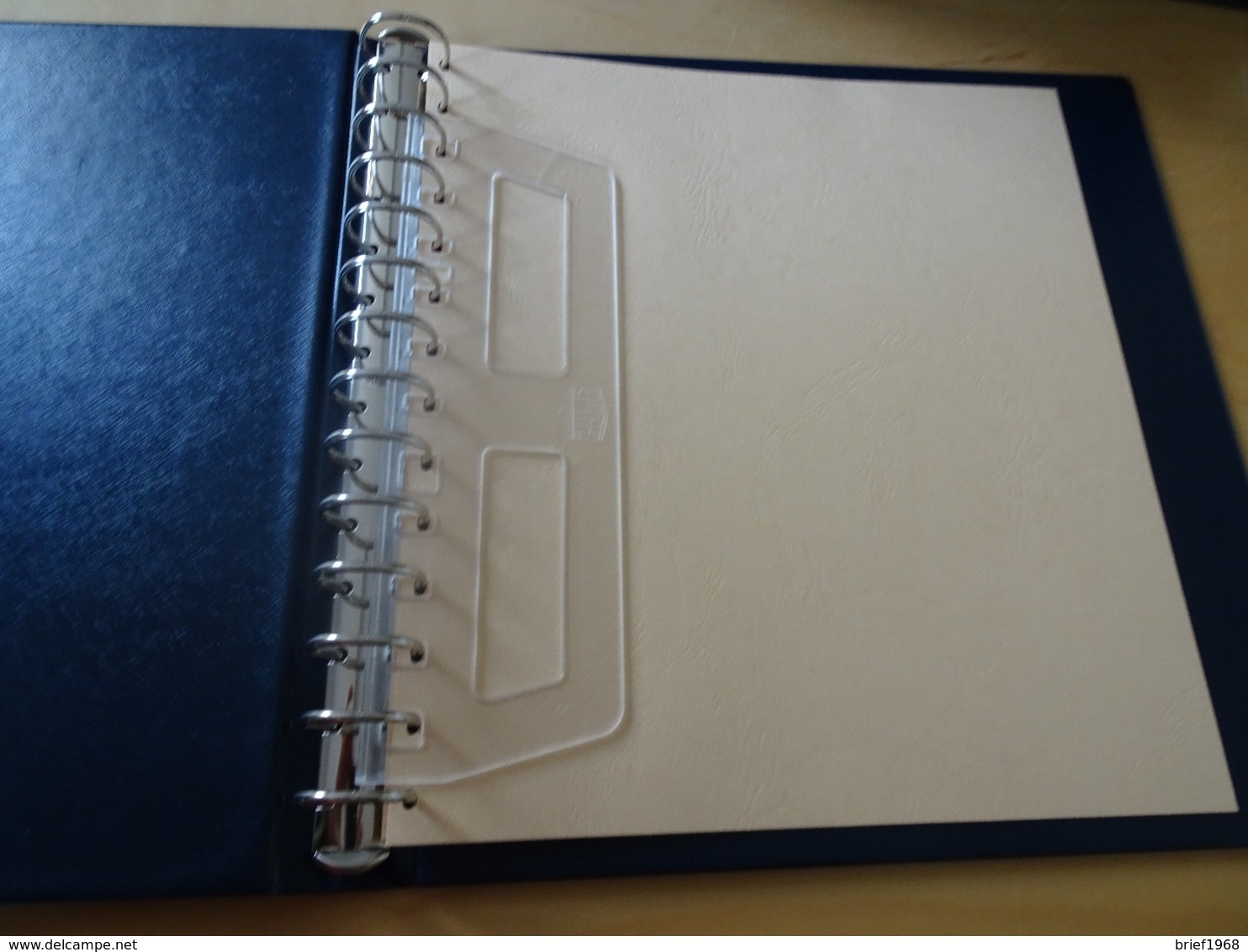 3 Safe Binder Blau Incl. Schuber (8164) - Alben Leer