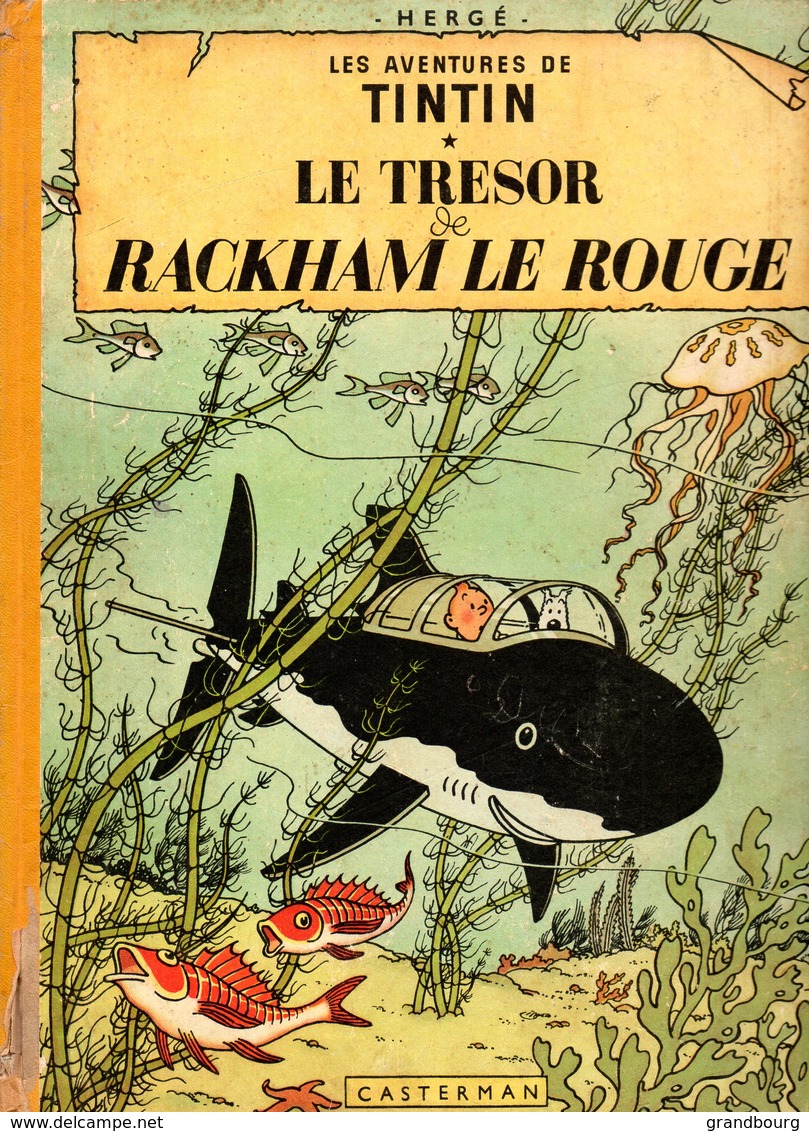 TINTIN LE TRESOR DE RACKAM LE ROUGE Edition 1947 - Tintin