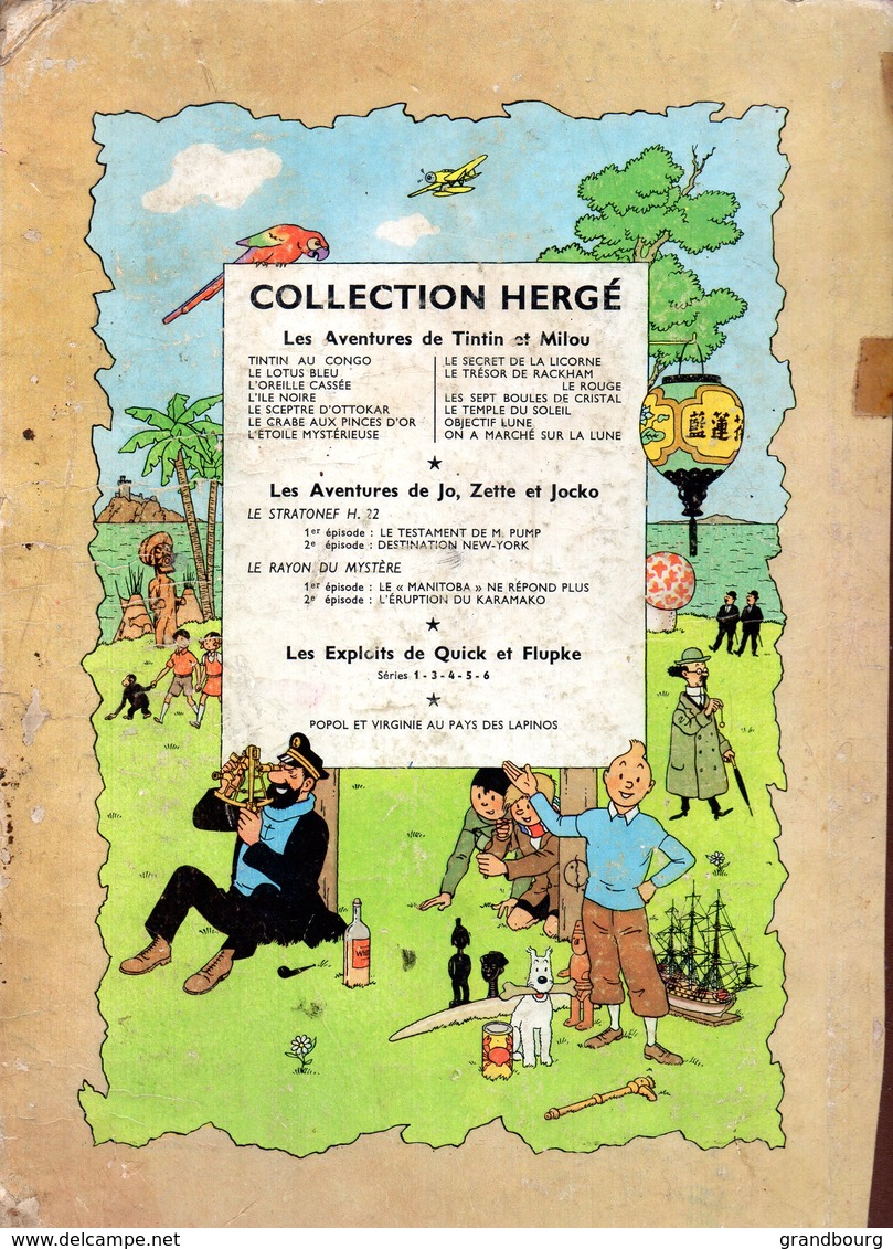 TINTIN L'ETOILE MYSTERIEUSE Edition 1947 - Tintin