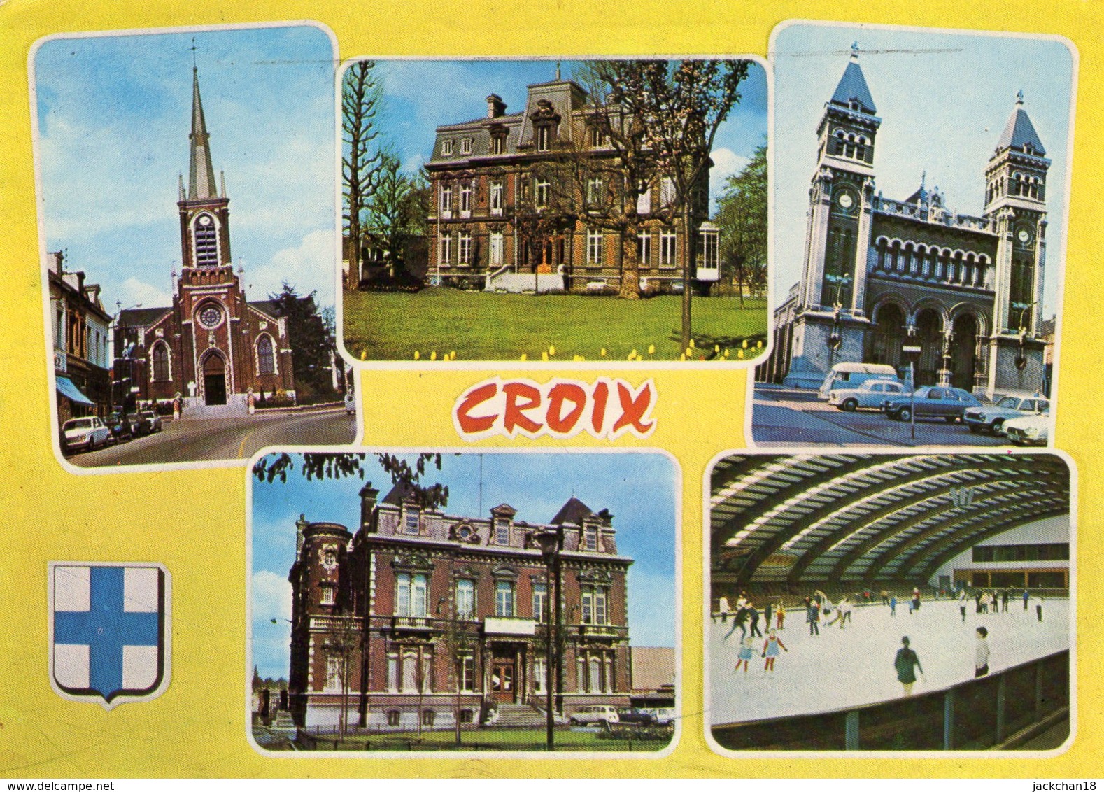 -- CROIX (Nord) - Multivues - Eglise St Martin- Hôtel De Ville - Eglise St Pierre - Maison Des Jeunes Et  La Patinoire - - Autres & Non Classés