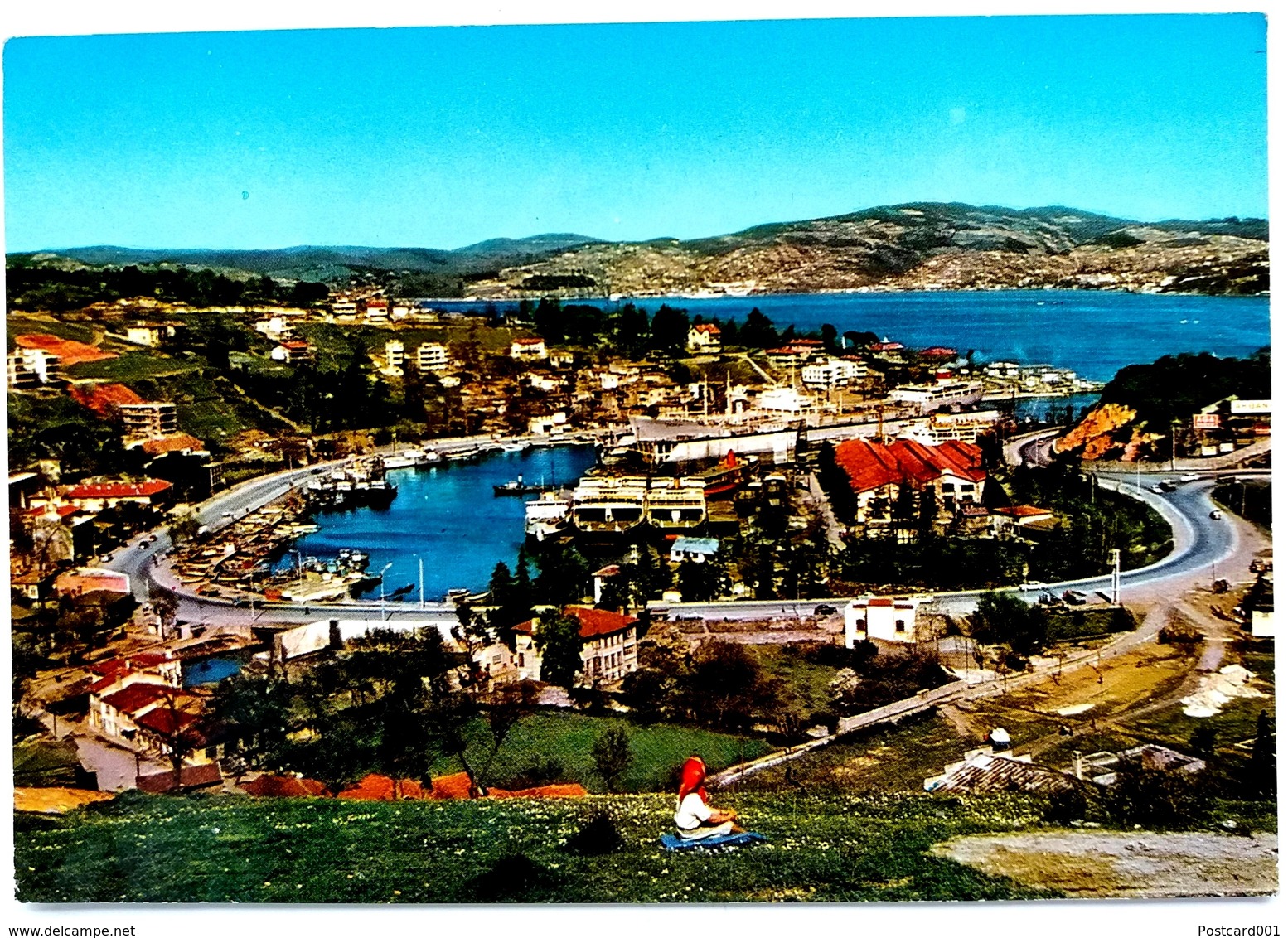 #432  Panoramic View Of Bosphorus - Istanbul TURKEY - Used Postcard 1983 - Turquie