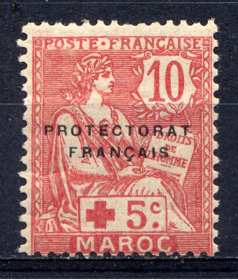 MAROC - 60* - TYPE MOUCHON / CROIX ROUGE - Neufs