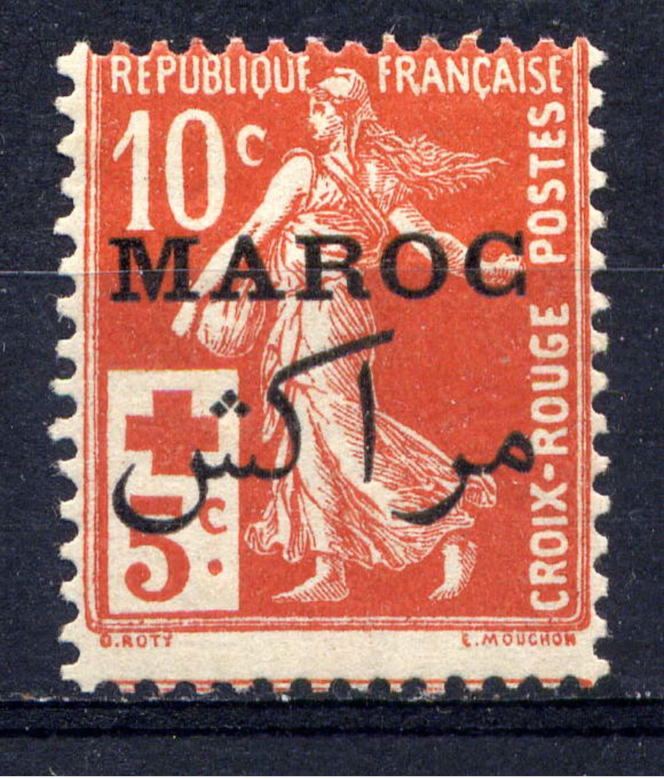 MAROC - 61* - TYPE SEMEUSE / CROIX ROUGE - Neufs