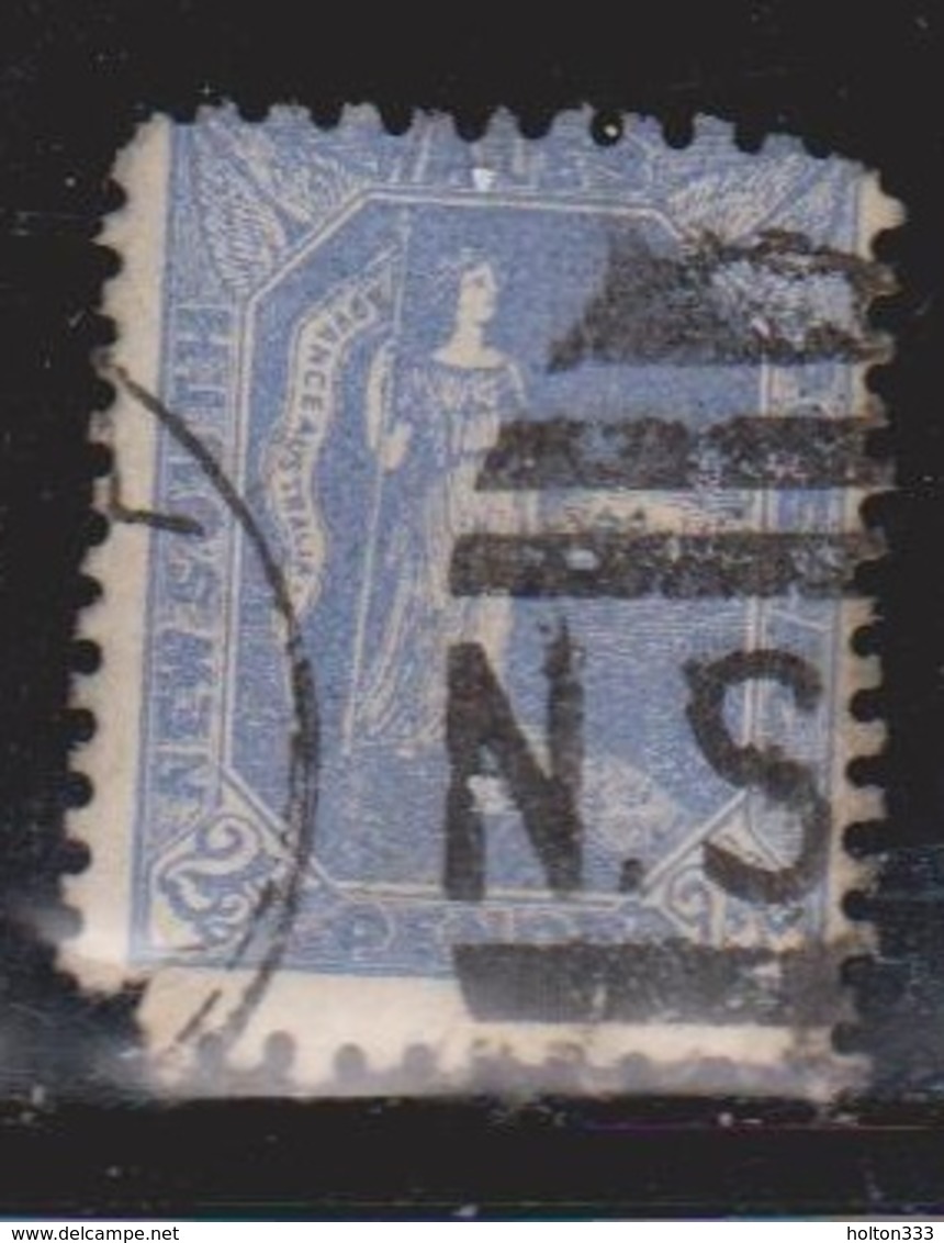 NEW SOUTH WALES Scott # 89 Used - Pulled Perf Lower Left Corner - Used Stamps