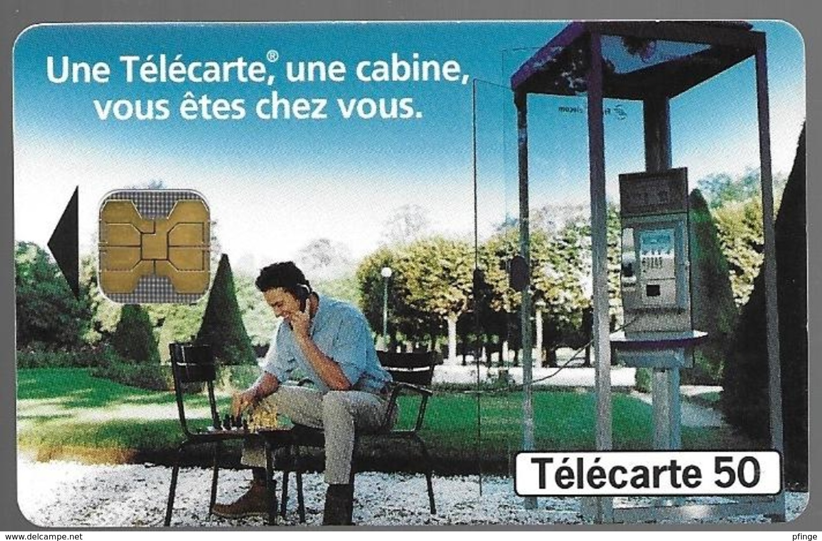 Telecarte 50 - "Une Telecarte, Une Cabine, Vous êtes Chez Vous" - Téléphones