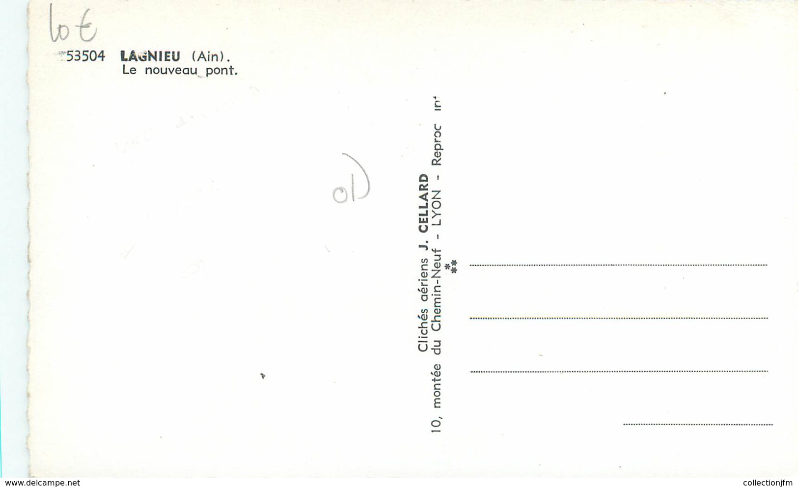 CPSM FRANCE 01 "Lagnieu, Le Nouveau Pont" - Unclassified