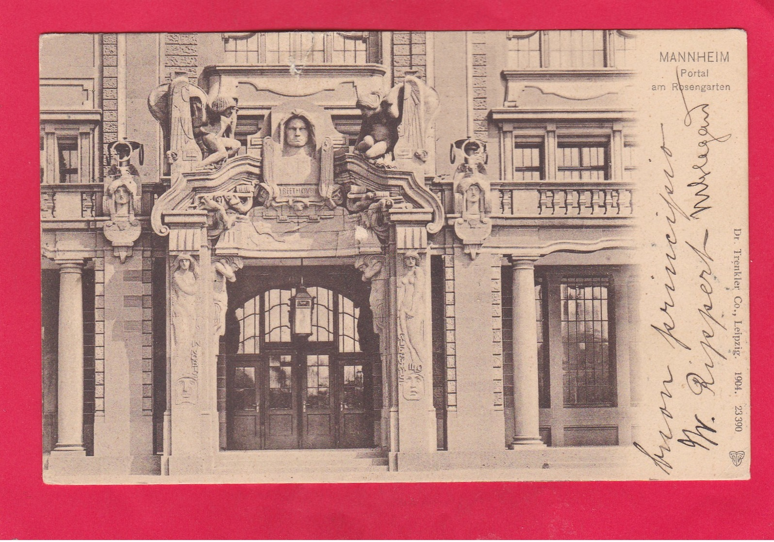 Old Post Card Of Portal Am Rosegarten,Mannheim, Baden-Württemberg, Germany,J52. - Mannheim