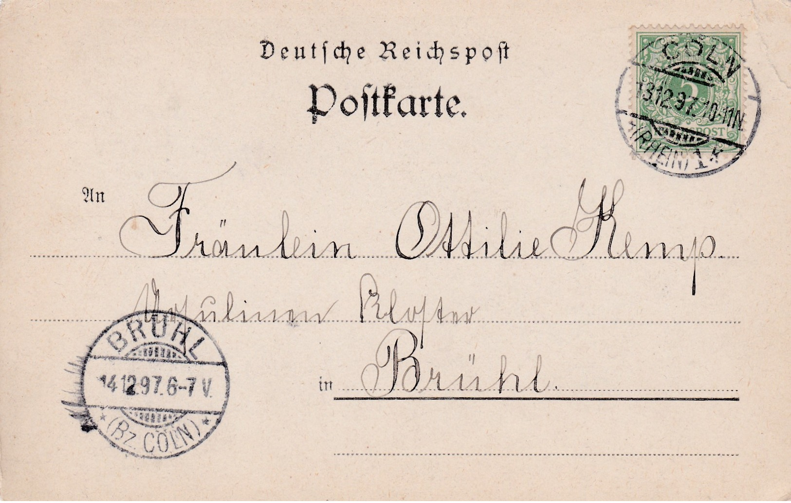 Old,Antiquität Post Card Of Koln,Cologne, North Rhine-Westphalia, Germany,J65. - Koeln