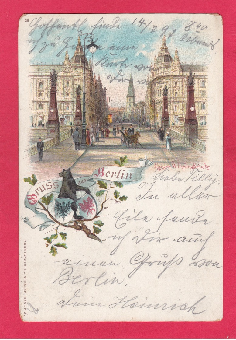 Old,Antiquität Post Card Of Berlin, Germany ,J65. - Other & Unclassified