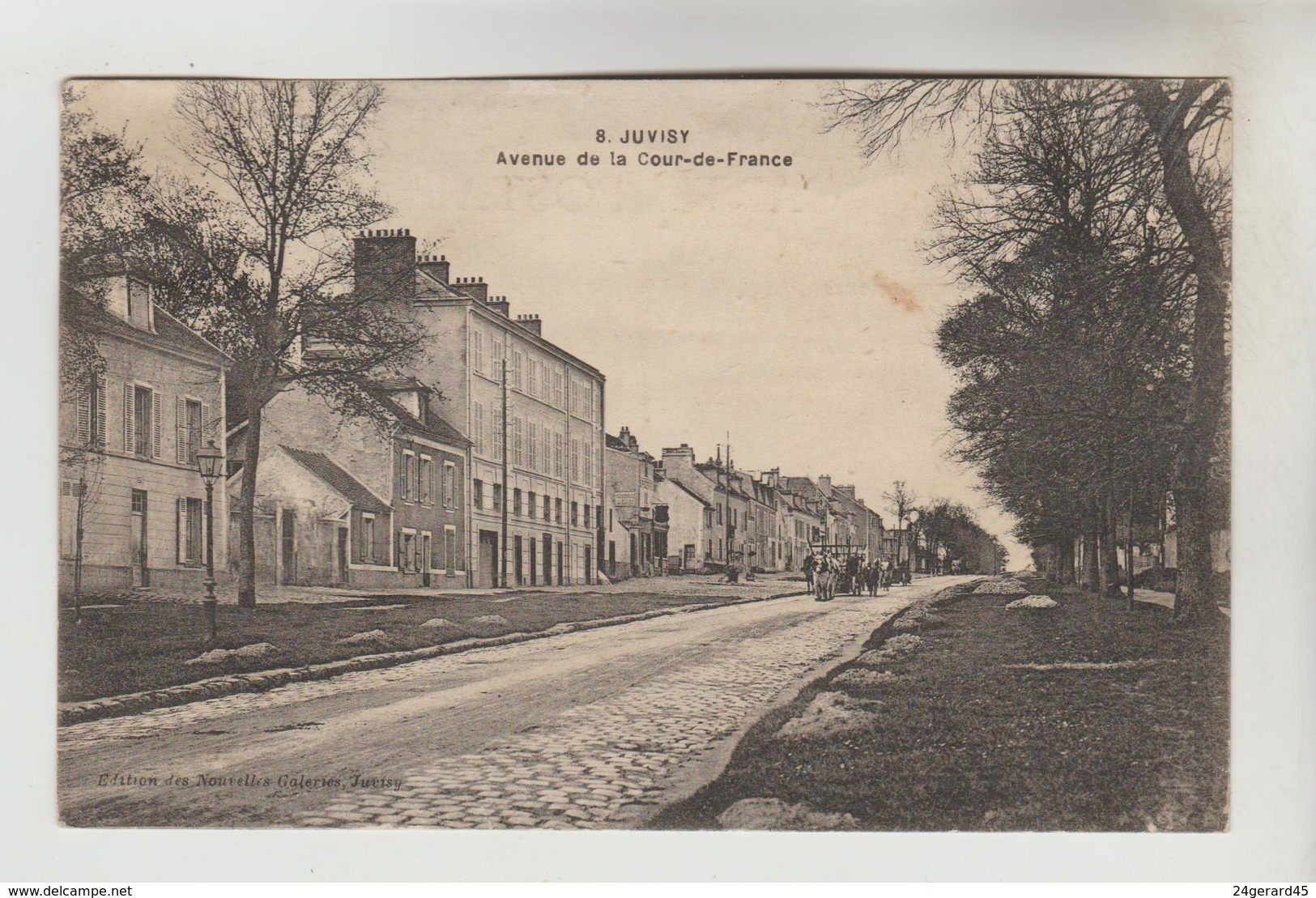 CPSM JUVISY SUR ORGE (Essonne) - Avenue De La Cour De France - Juvisy-sur-Orge