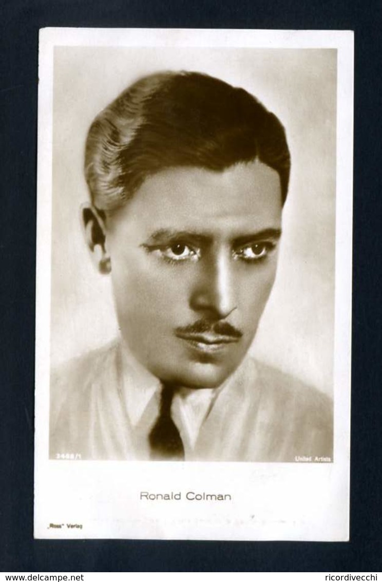 Cartolina Cinema - Ronald Colman - Attori