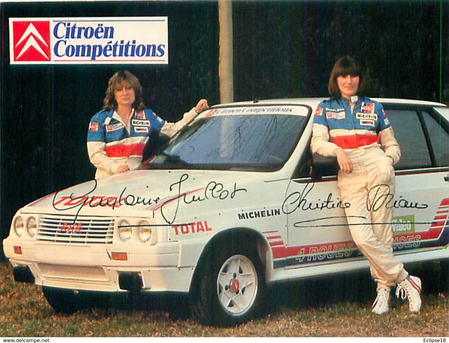 Citroen Competitions Ecurie 1985 Pilote Christine Driano    W 214 - Rally Racing