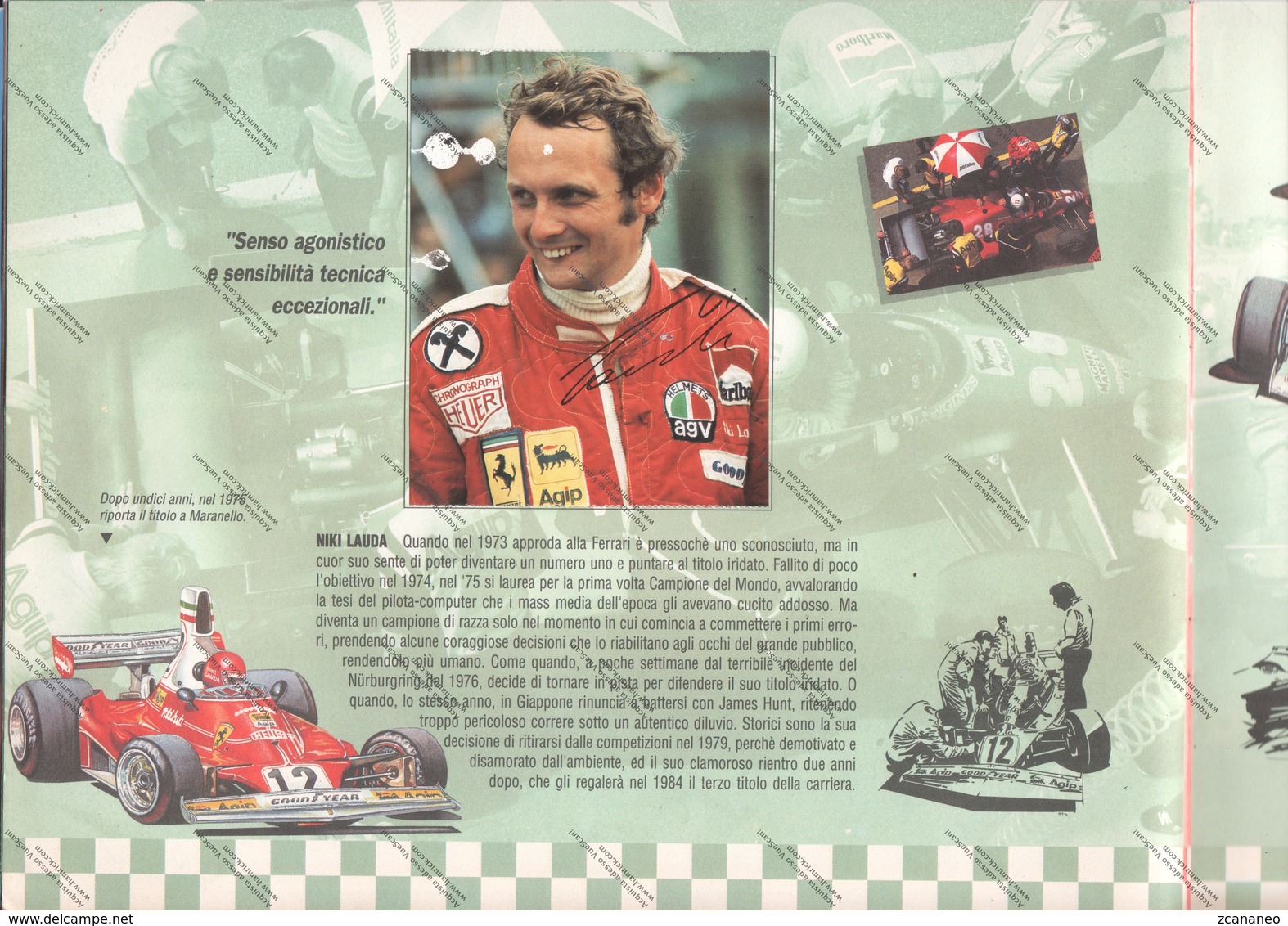 ALBUM I PILOTISSIMI - 20 GRANDI DI FORMULA 1 VISTI DA E. FERRARI - - Other & Unclassified