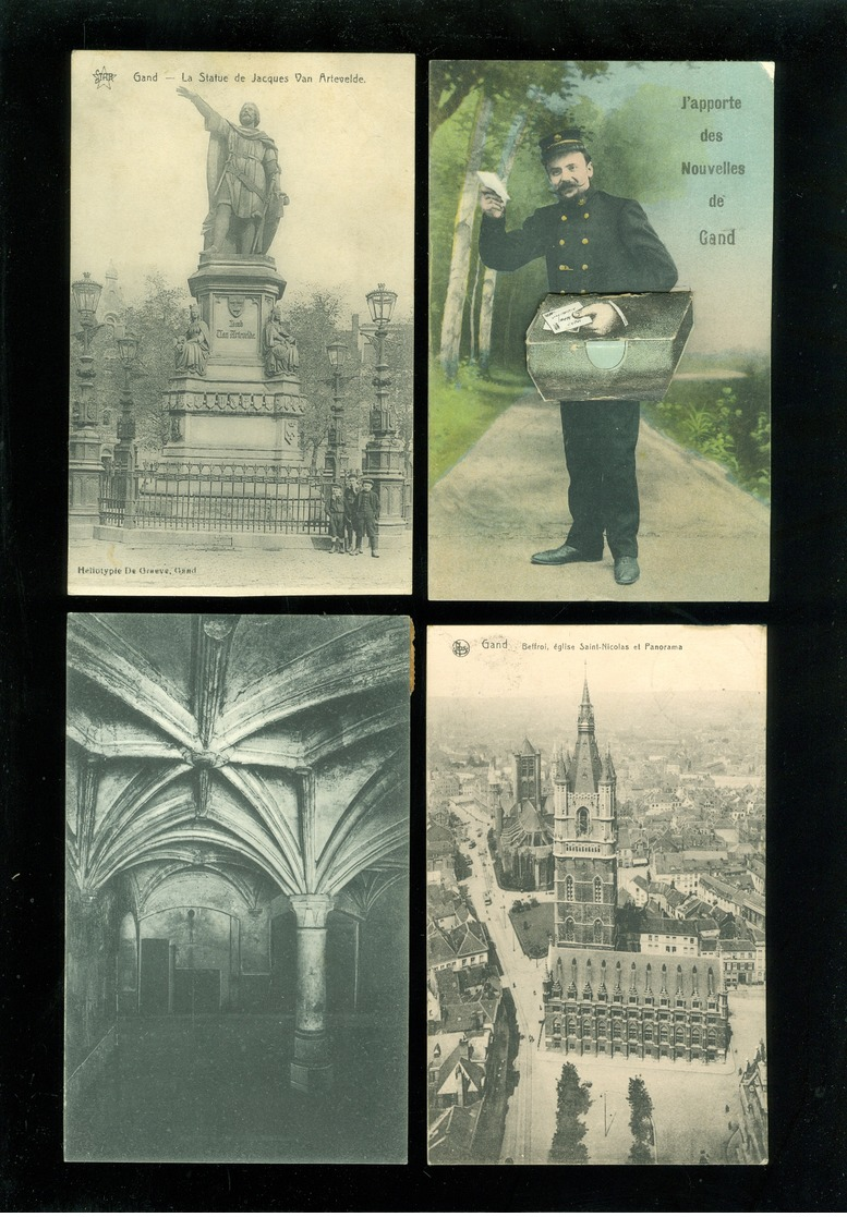 Lot De 60 Cartes Postales De Belgique  Gand     Lot Van 60 Postkaarten Van België  Gent - 60 Scans - 5 - 99 Cartes