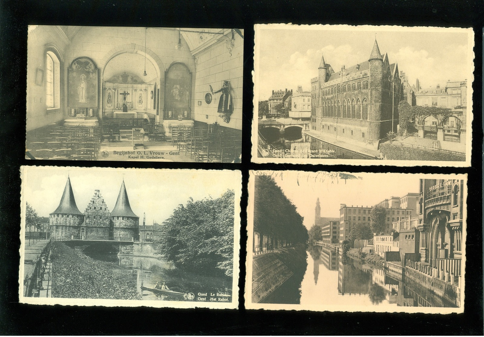 Lot de 60 cartes postales de Belgique  Gand     Lot van 60 postkaarten van België  Gent - 60 scans