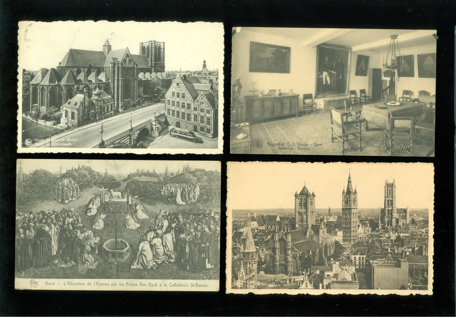 Lot de 60 cartes postales de Belgique  Gand     Lot van 60 postkaarten van België  Gent - 60 scans