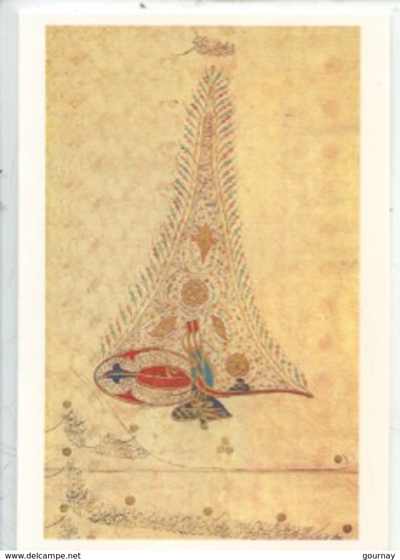 Sultan III Ahmed'in Tugrasi 1714 - Tugra  Turkie (cp Double Vierge) Illuminures Miniature - Objets D'art