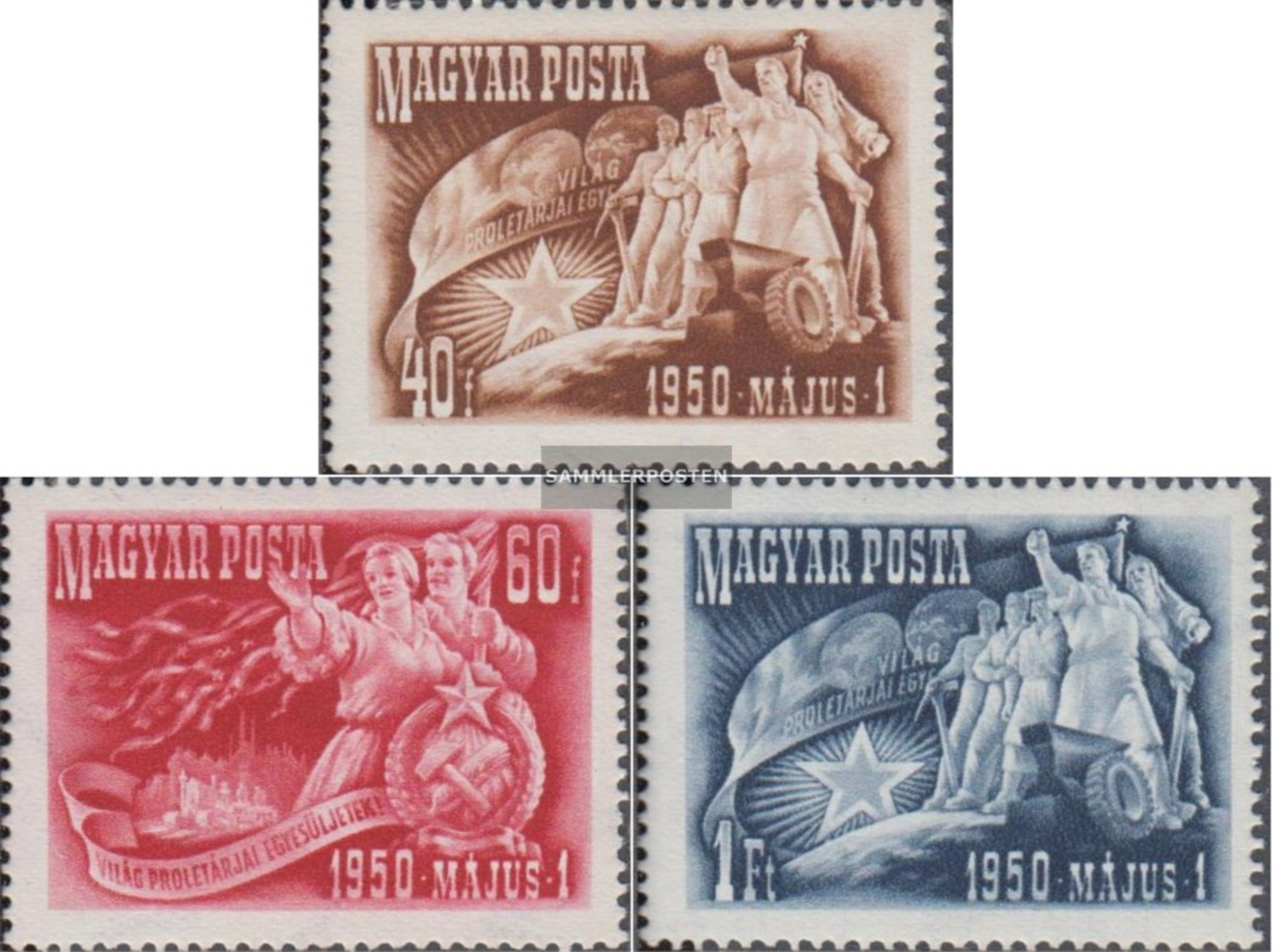 Ungarn 1095-1097 (completa Edizione) Con Fold 1950 60 Anni 1. Potere - Ungebraucht