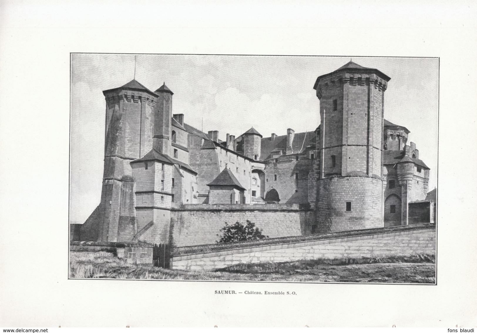 1901 - Phototypie - Saumur (Maine-et-Loire) - Le Château - FRANCO DE PORT - Unclassified