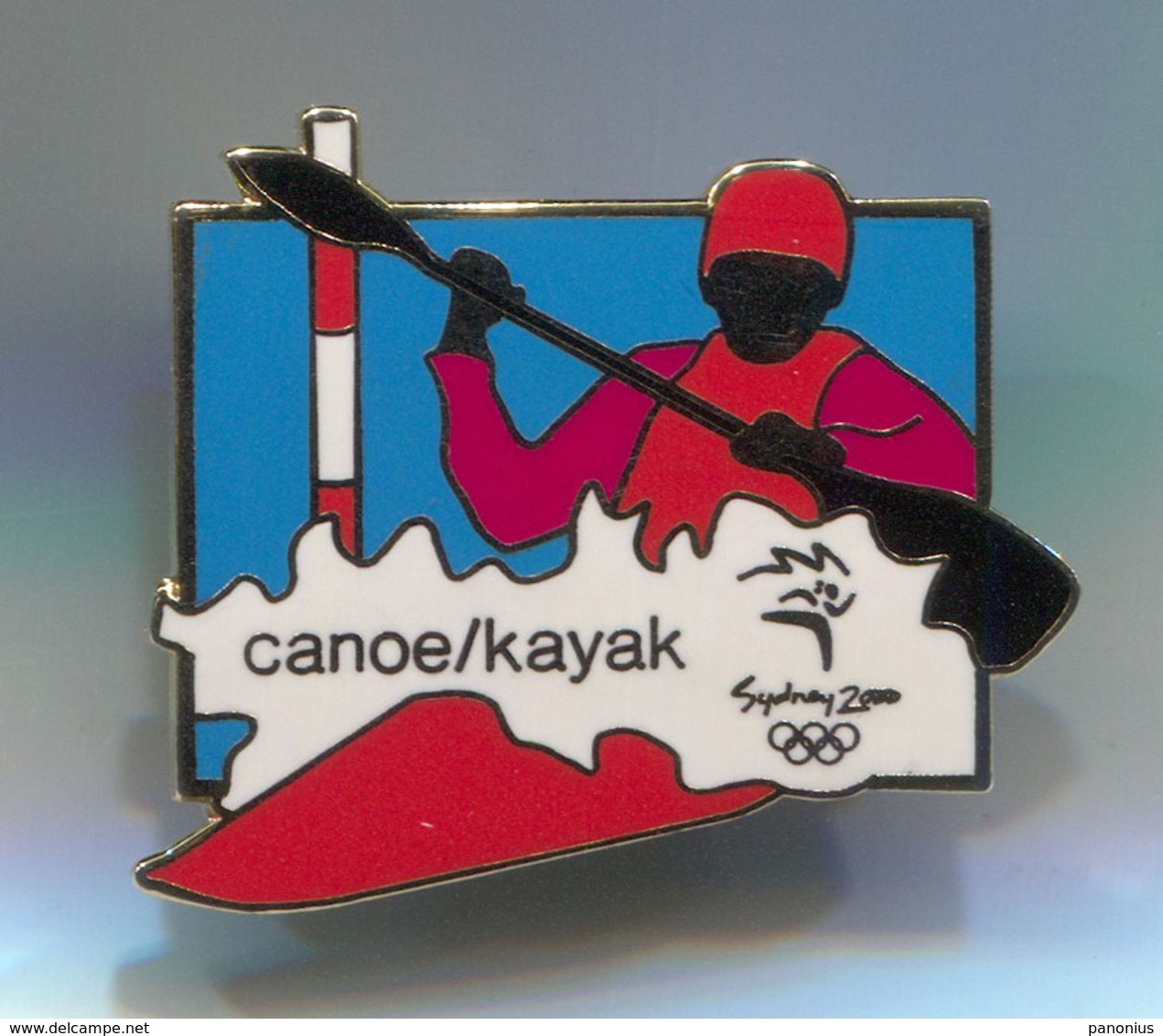 Rowing Canoe Kayak - Sydney Olympic Games, Enamel Pin, Badge, Abzeichen - Rowing