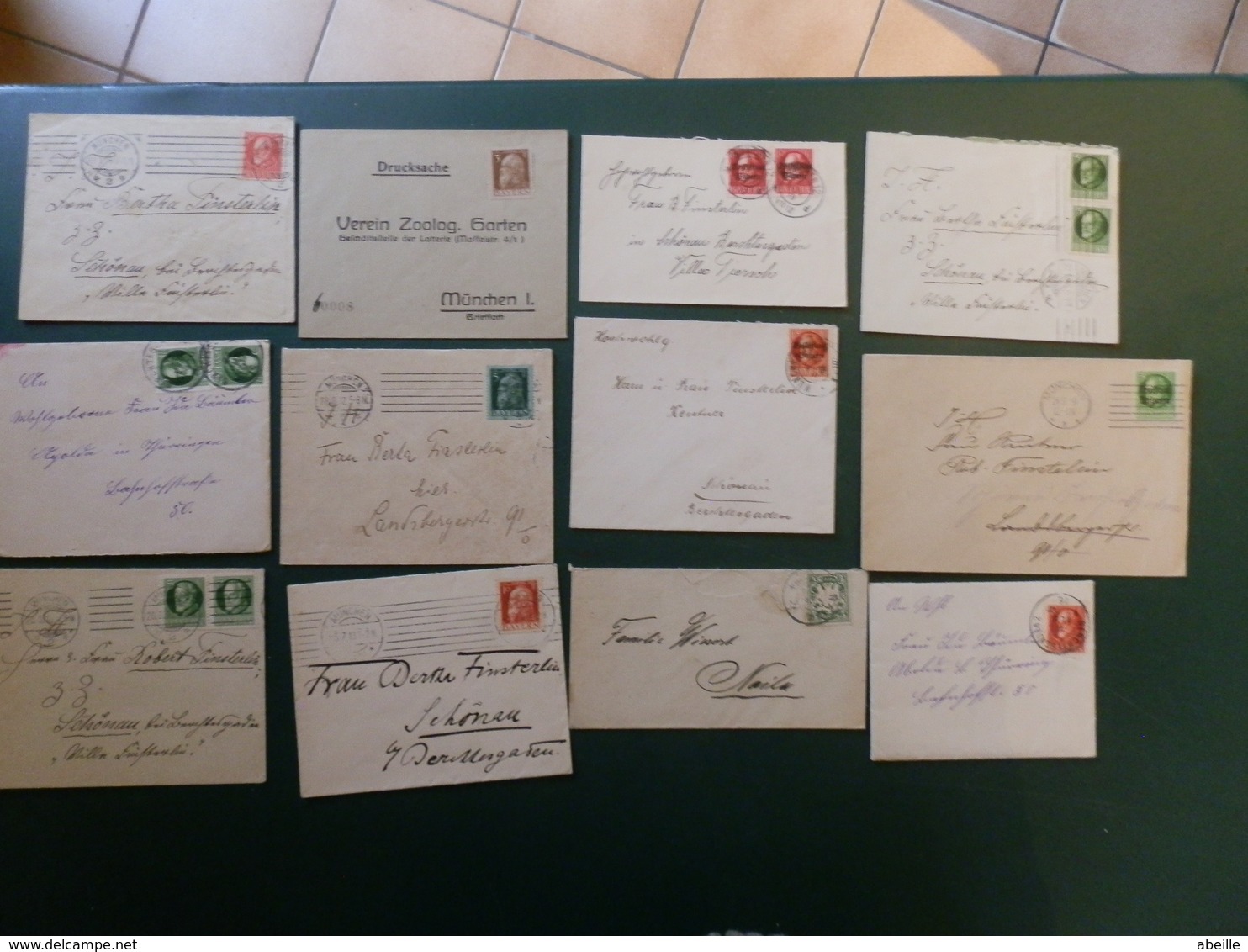 KARTONNEN DOOS 10    VENTE RAPIDE      25 LETTRES BAYERN - Other & Unclassified