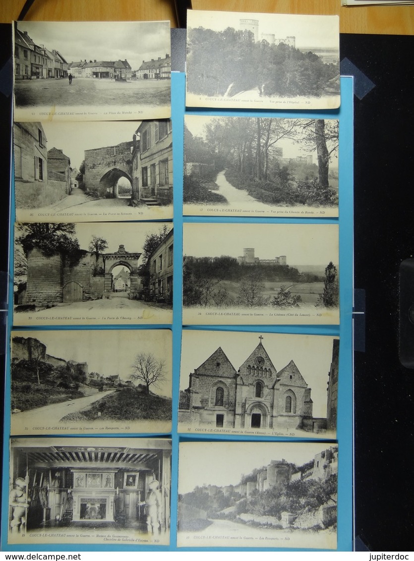 Lot De 20 Cartes Postales De Coucy-le-Château /46/ - 5 - 99 Postcards