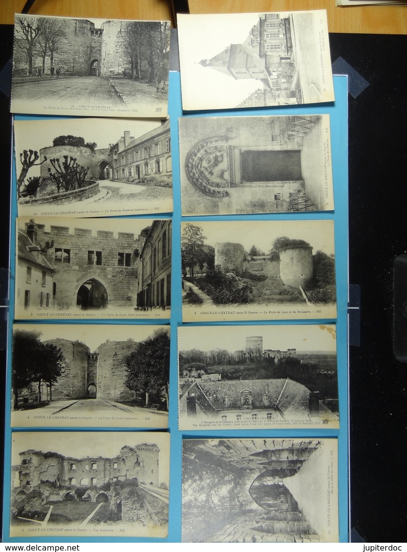 Lot De 20 Cartes Postales De Coucy-le-Château /46/ - 5 - 99 Postcards
