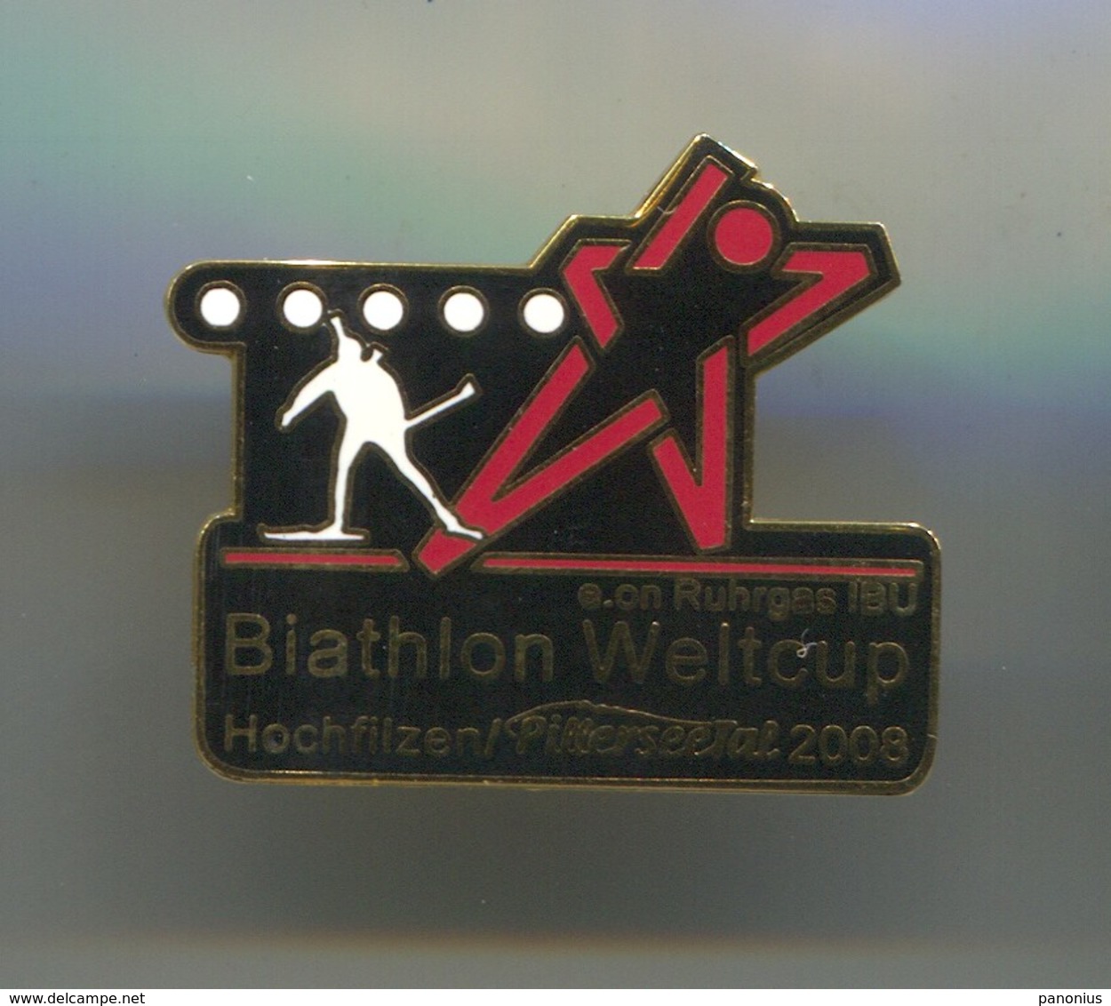 BIATHLON - World Cup, Hochfilzen, Enamel Pin, Badge, Abzeichen - Biathlon