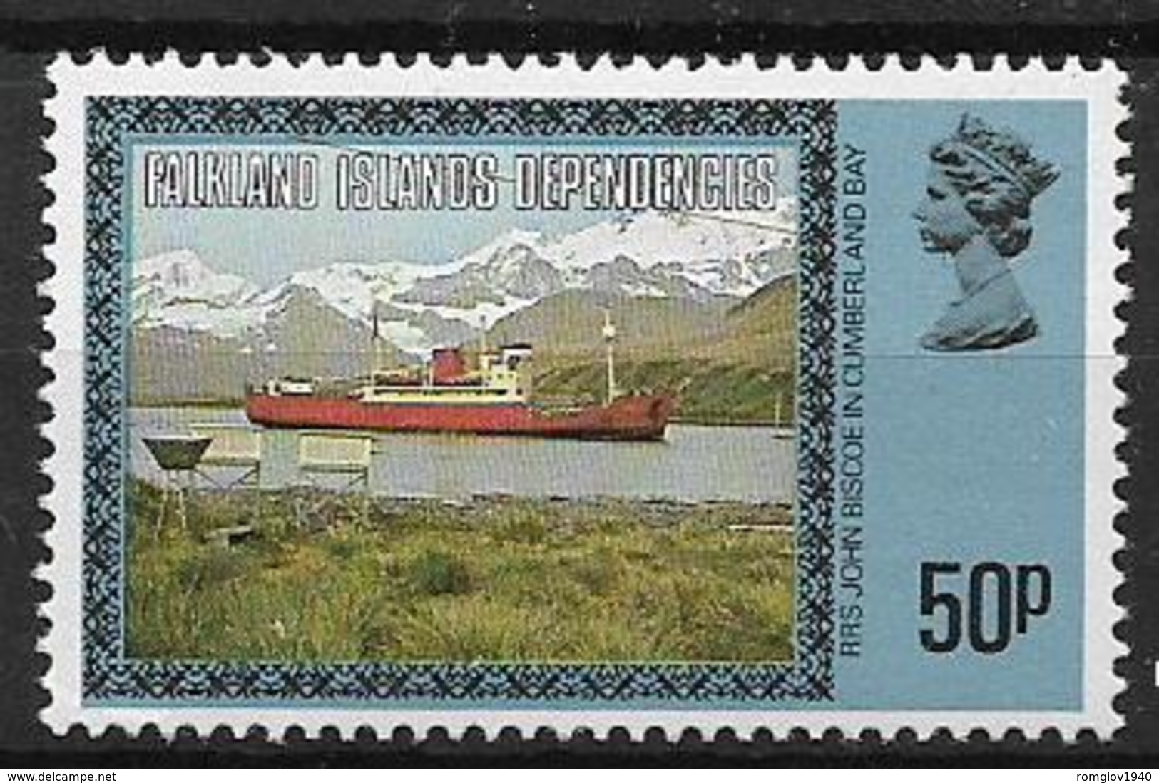 COLONIE INGLESI  FALKLAND DEPENDENCIES 1980  ORDINARIA YVERT. 89  MNH XF - Falklandinseln