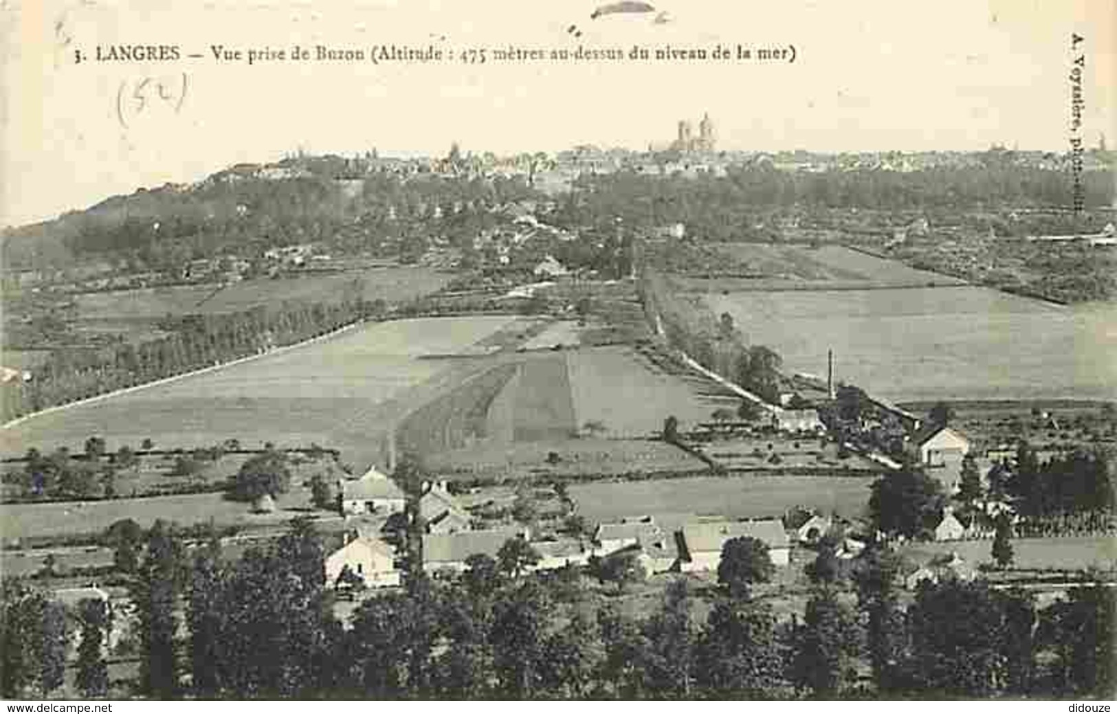 52 - Langres - Vue Prise De Buzon - Voir Scans Recto-Verso - Langres