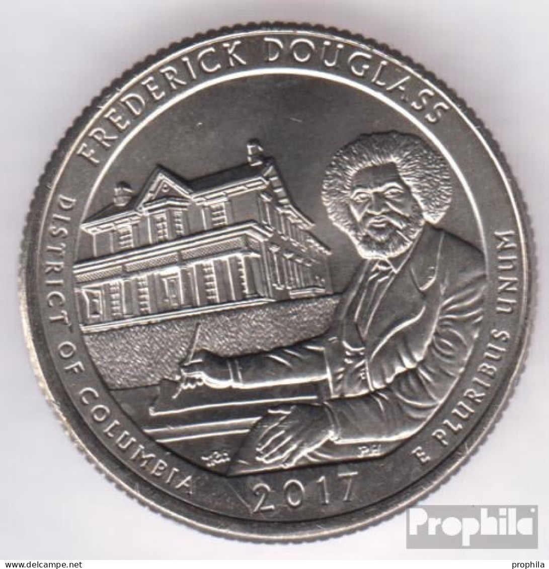 USA KM-Nr. : 2017 Stgl./unzirkuliert Frederick Douglass National Historic Site Stgl./unzirkuliert 2017 25 Cent Frederick - 2010-...: National Parks