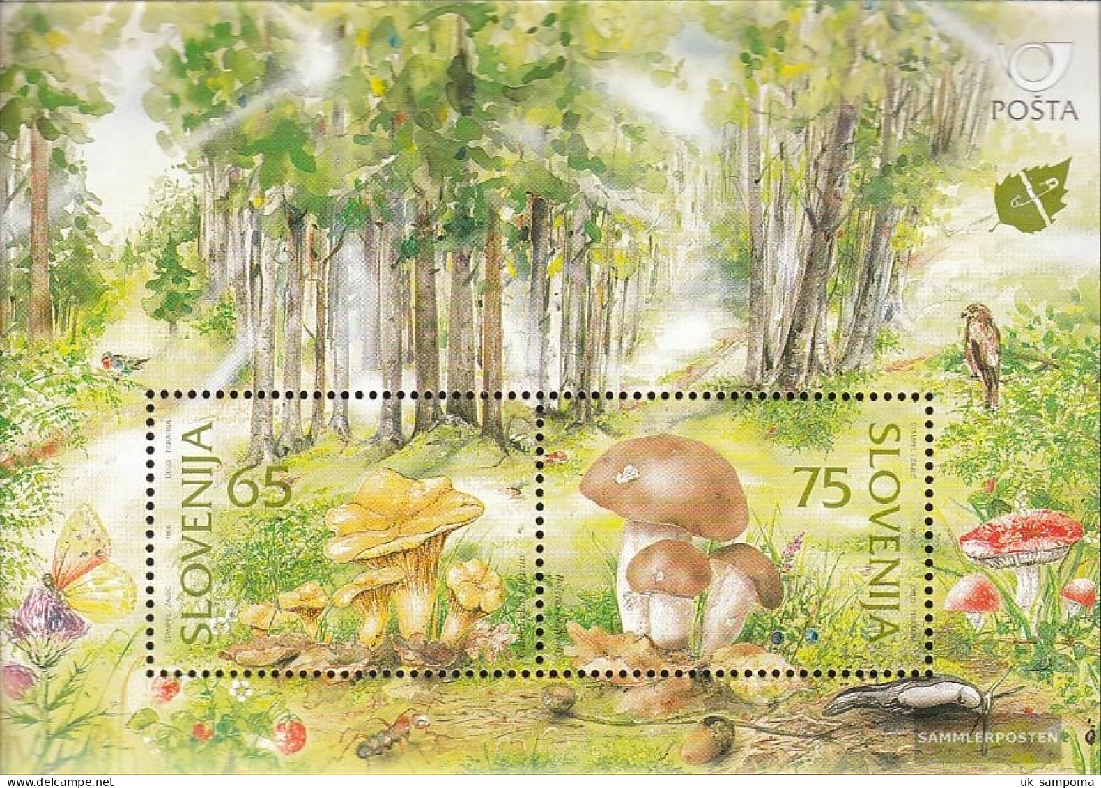 Slovenia Block3 (complete Issue) Unmounted Mint / Never Hinged 1996 Locals Plants - Slovenia