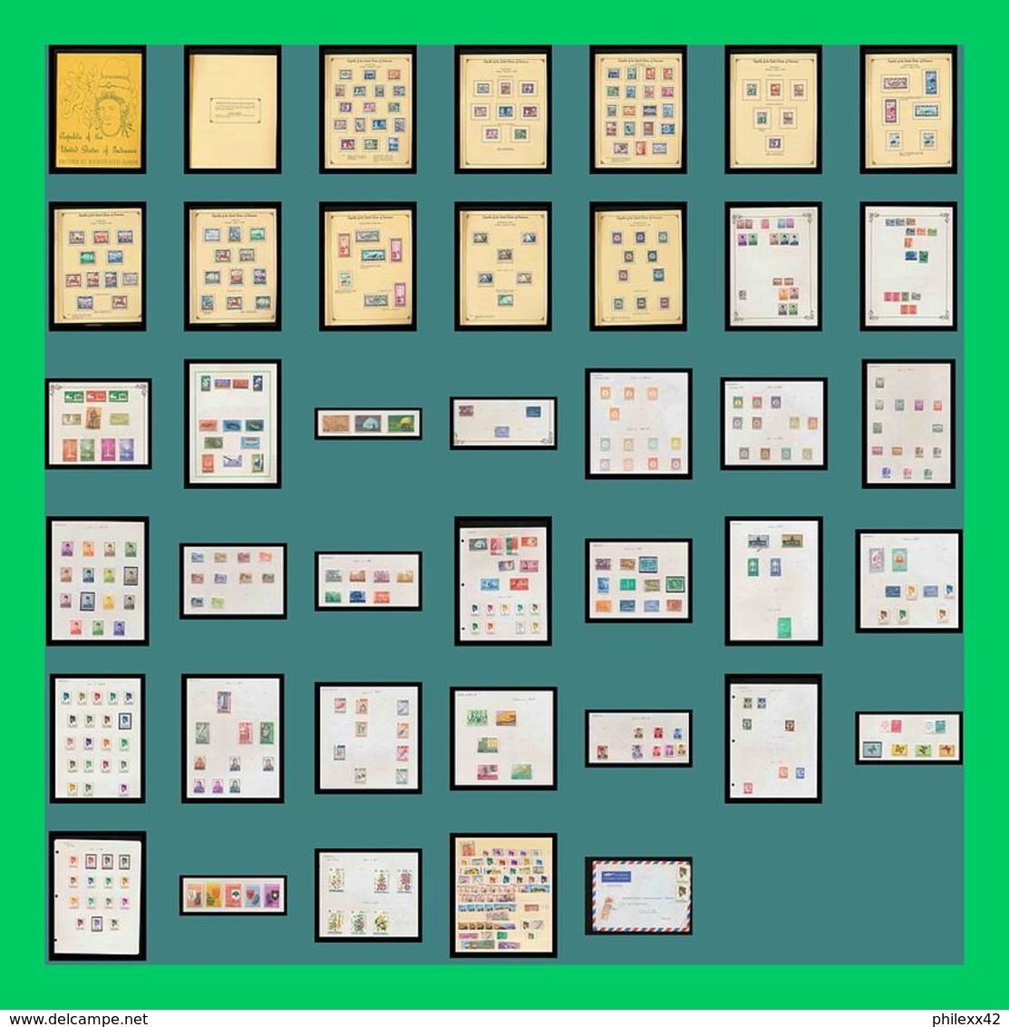 54-collection De Timbres  Indonésie (Indonesia) - 40 Scans à Voir - Colecciones (sin álbumes)