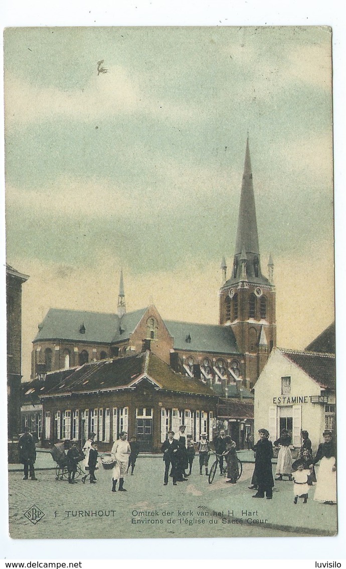 Turnhout Omtrek Der Kerk SBP ( Gekleurd ) - Turnhout